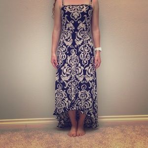 Summer dress, high-low
